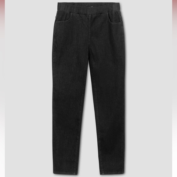 Universal Standard Comfort Denim Dont Call Them Jeggings Small US 14 16 Black X - Picture 1 of 9